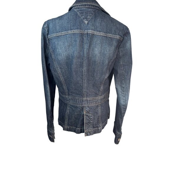 2/$30 NWOT Tommy Hilfiger Size M Womens Denim Jacket Cotton Blend - Picture 9 of 14